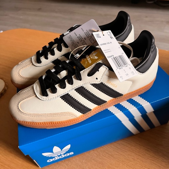 Adidas Samba Cream/black/white size 6.5 (SOLD) - Picture 5 of 5